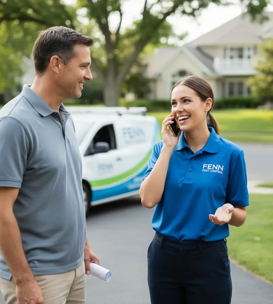 Fenn Pest Control customer support in Howell